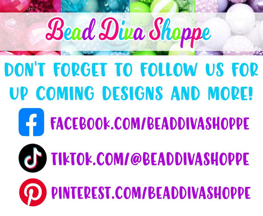 Set of 10 - 16mm - WHITE RHINESTONE AB - Acrylic Beads- Bubblegum - Chunky - Round Acrylic Beads for Diy and Jewelry Supplies