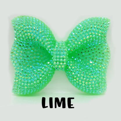 54x42mm- ADORABLE Bubblegum AB Bow Beads - 11 Colors to Choose from - Bubblegum - Round Acrylic Beads for Diy and Jewelry Making Supplies