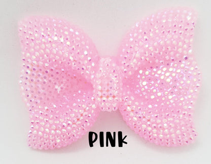 54x42mm- ADORABLE Bubblegum AB Bow Beads - 11 Colors to Choose from - Bubblegum - Round Acrylic Beads for Diy and Jewelry Making Supplies