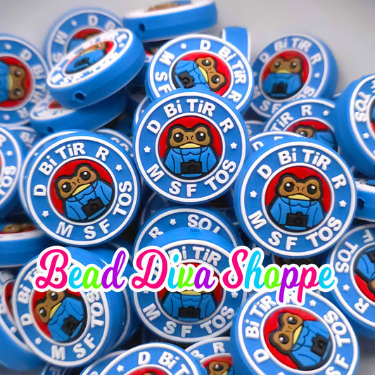 Set of 2 - 28mm - PUERTO RICO - Pride - Focal Beads - Diy Jewelry Making - Beaded Pens - Keychains