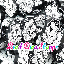 Load image into Gallery viewer, Set of 2 - 35mm X 20mm - SKELETON LOVE  - Focal Beads - for Diy - Craft - Jewelry Making Supplies
