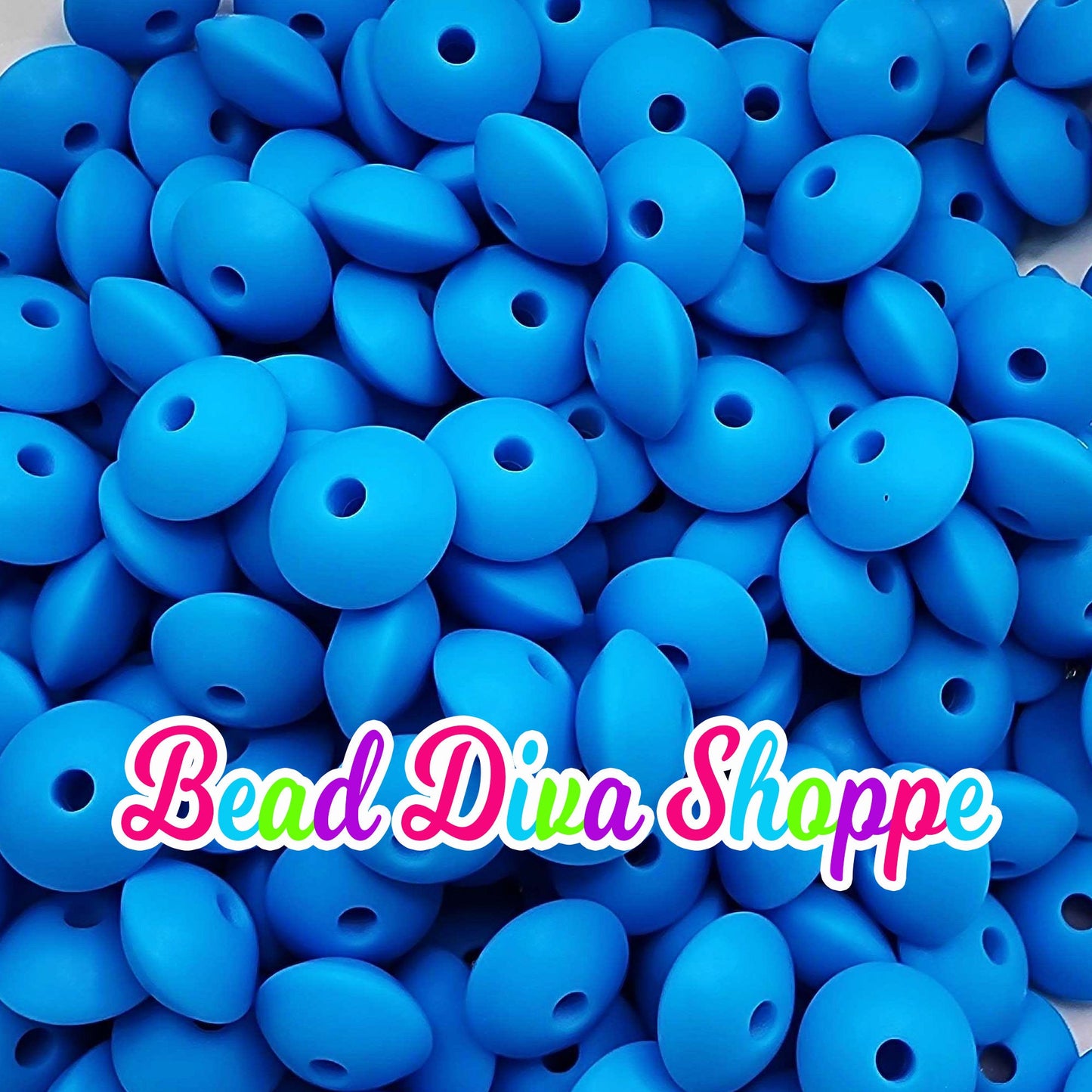 Set of 10 - 12mm - LENTIL BEADS - Choose your color - Beads for Diy and Jewelry Making Supplies