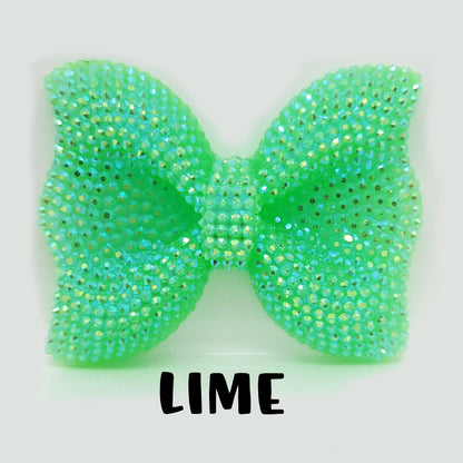 54x42mm- ADORABLE Bubblegum AB Bow Beads - 11 Colors to Choose from - Bubblegum - Round Acrylic Beads for Diy and Jewelry Making Supplies