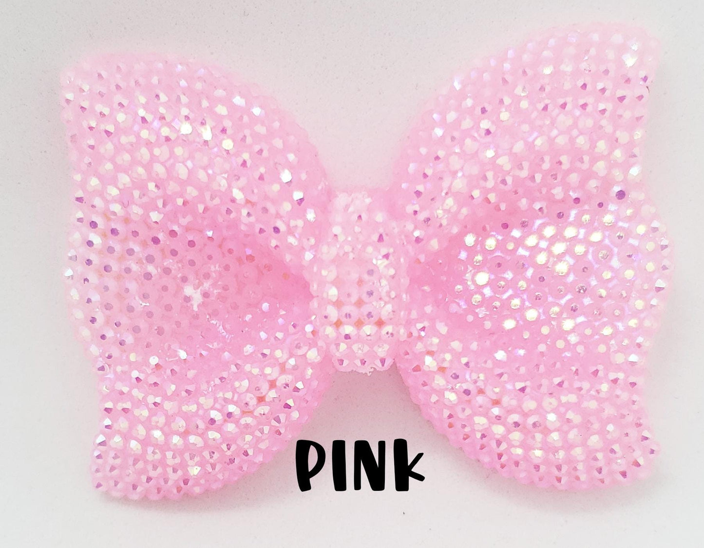 54x42mm- ADORABLE Bubblegum AB Bow Beads - 11 Colors to Choose from - Bubblegum - Round Acrylic Beads for Diy and Jewelry Making Supplies