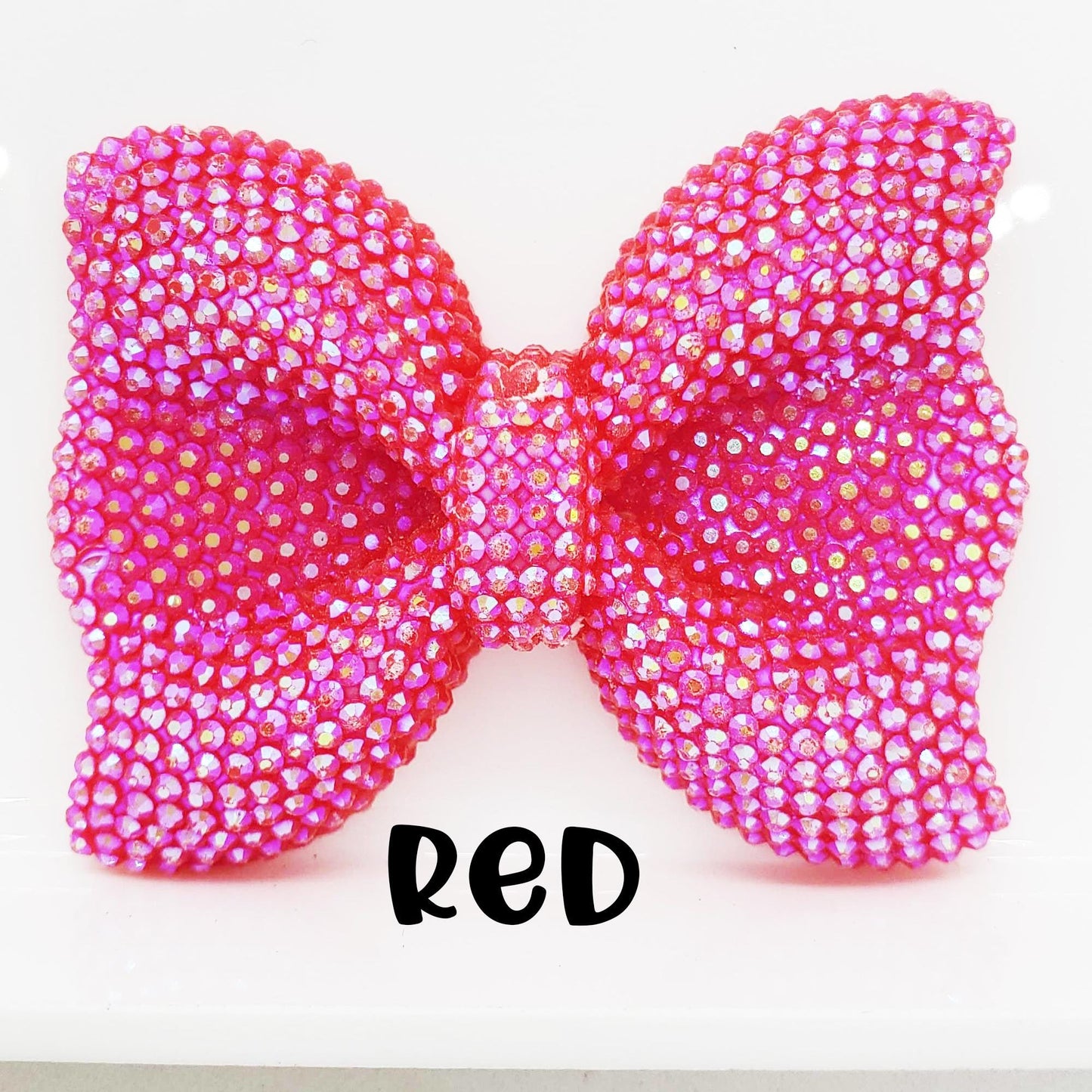 54x42mm- ADORABLE Bubblegum AB Bow Beads - 11 Colors to Choose from - Bubblegum - Round Acrylic Beads for Diy and Jewelry Making Supplies