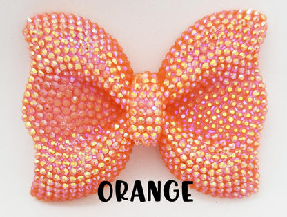 54x42mm- ADORABLE Bubblegum AB Bow Beads - 11 Colors to Choose from - Bubblegum - Round Acrylic Beads for Diy and Jewelry Making Supplies