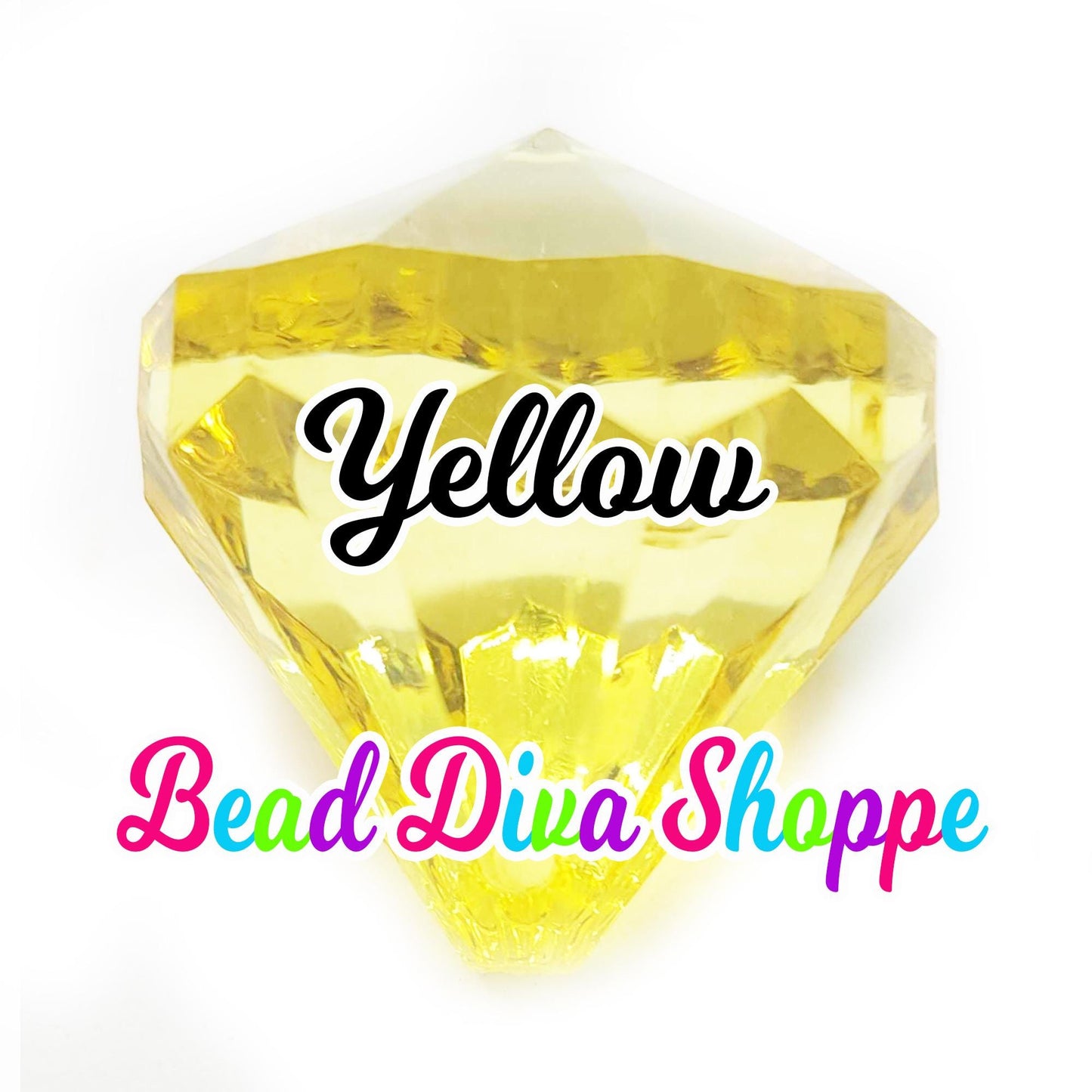 35mm - DIAMOND PENDENTS - You pick the COLOR! - 14 Colors to Choose from - Pendants for Diy and Jewelry Making - Beaded Necklaces