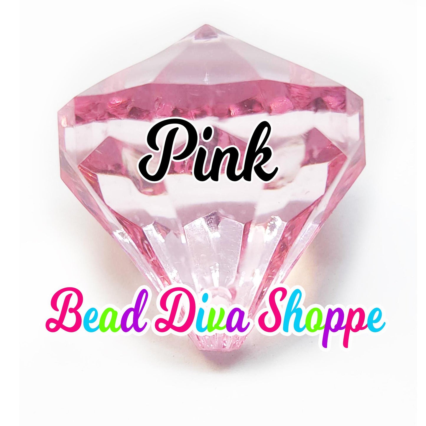 35mm - DIAMOND PENDENTS - You pick the COLOR! - 14 Colors to Choose from - Pendants for Diy and Jewelry Making - Beaded Necklaces